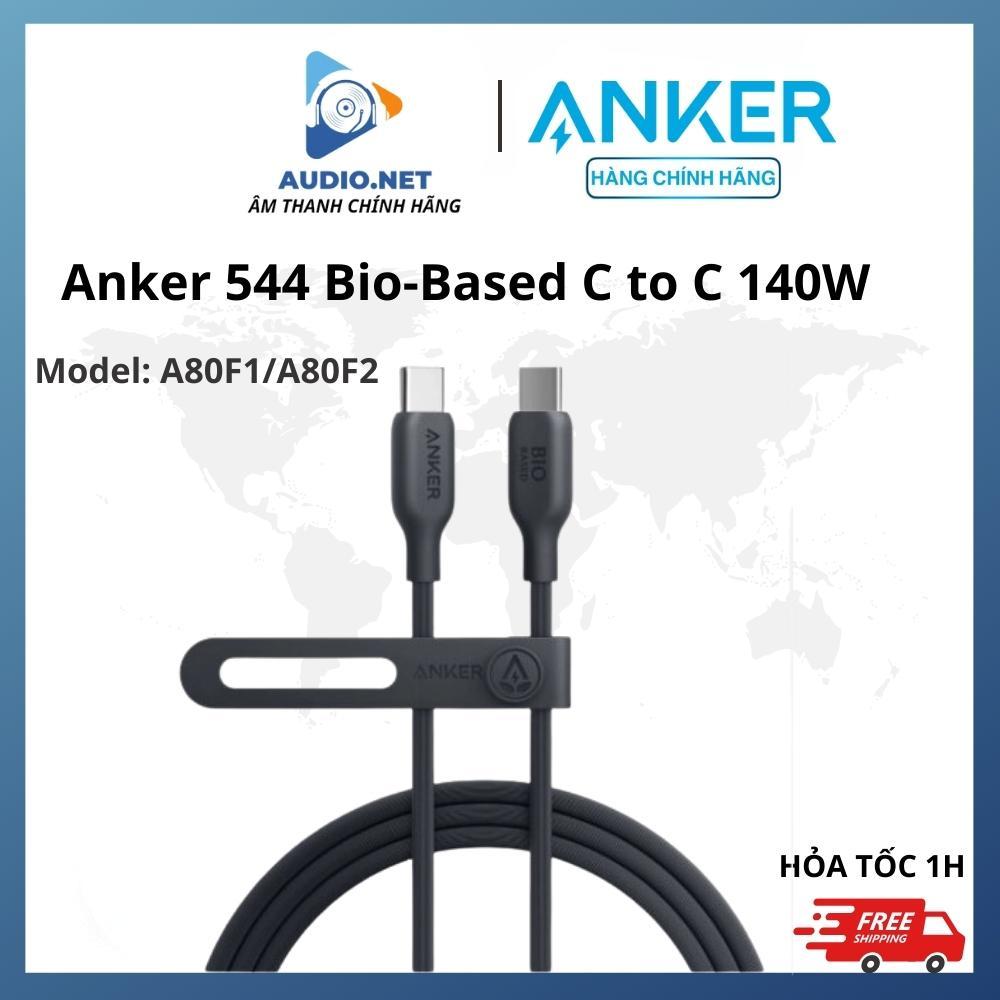 (6)Cáp Sạc Anker A80F1/A80F2 (544) Bio-Based USB Type-C to Type-C hiệu suất 140W - Bảo Hành 12 Tháng