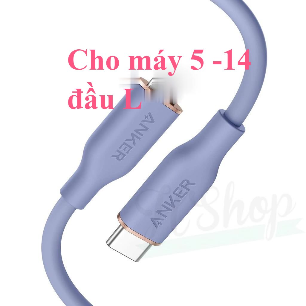 Cáp Sạc Nhanh Anker 30W Powerline III Flow C to L A8662/A8663 Siêu Bền - Bảo hành 18 tháng