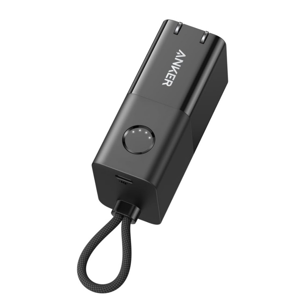 Pin Sạc Dự Phòng Anker A1634 Kích Thước Siêu nhỏ, Kiêm củ sạc nhanh 5000mAh 30W - Bảo hành 18 tháng