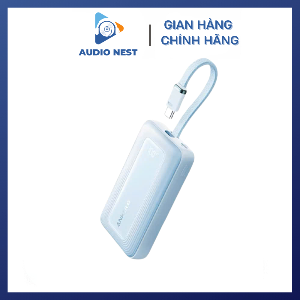 Pin Sạc Dự Phòng Anker Zolo 30W 20000mAh (A1688/A1689) Kèm Dây Type - C 2 cổng - PD/QC/PPS - Bảo Hành 18 Tháng.