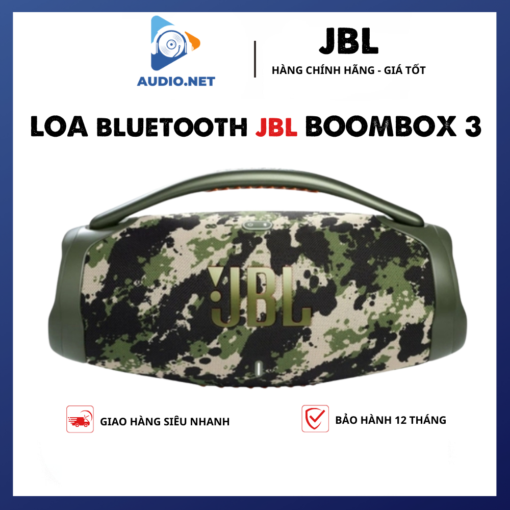 Loa Bluetooth JBL BOOMBOX 3 Chính Hãng PGI - Bảo hành 12 tháng
