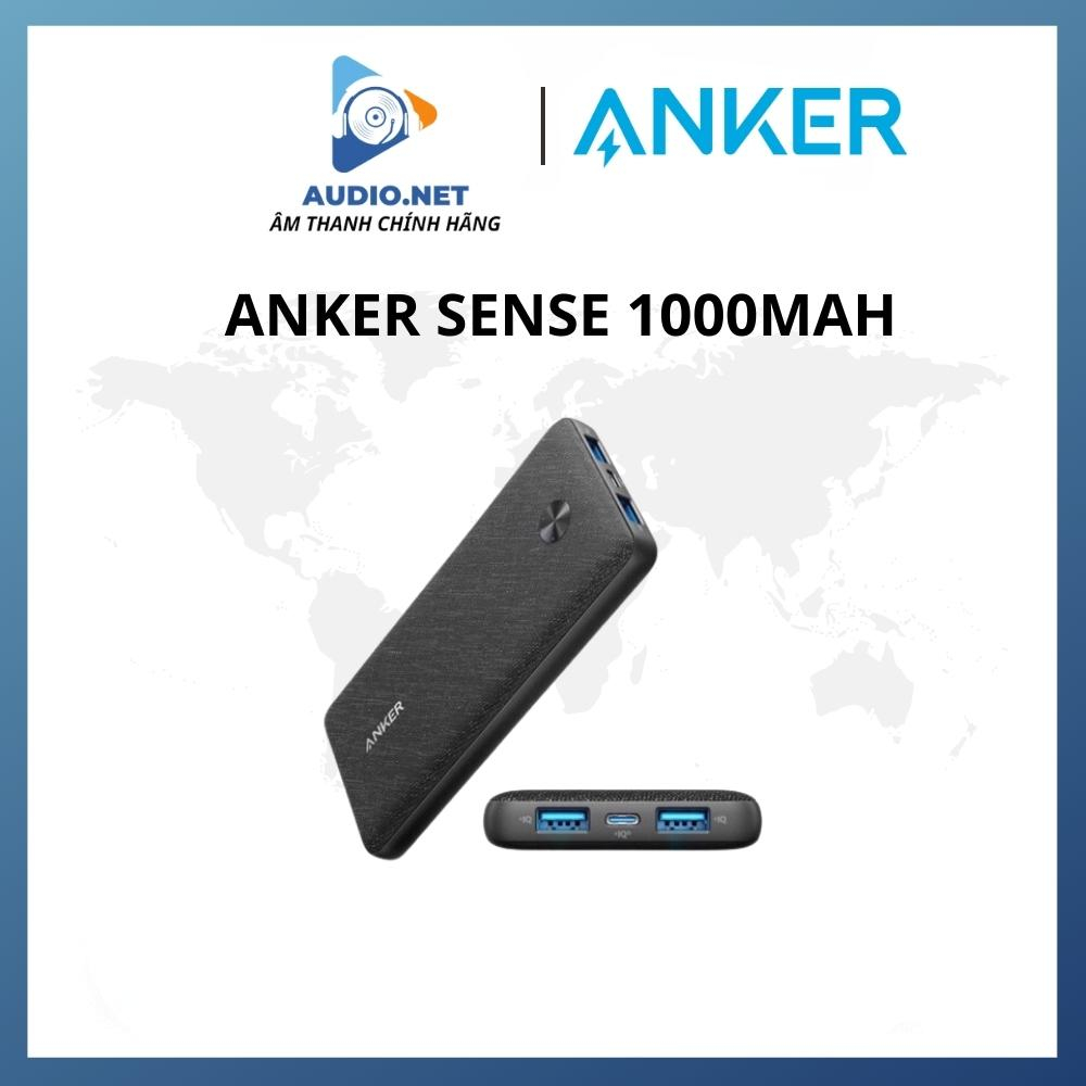Pin sạc dự phòng ANKER PowerCore 3 Sense hiệu suất 20w 10000mAh mã hiệu A1248 - hỗ trợ PD với 2 cổng USB-A - bh 12 tháng