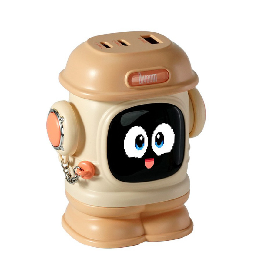 Củ Sạc Divoom Dipow Gallium Nitride 65W Màn Led Tùy Chỉnh App - Bảo Hành 12 Tháng