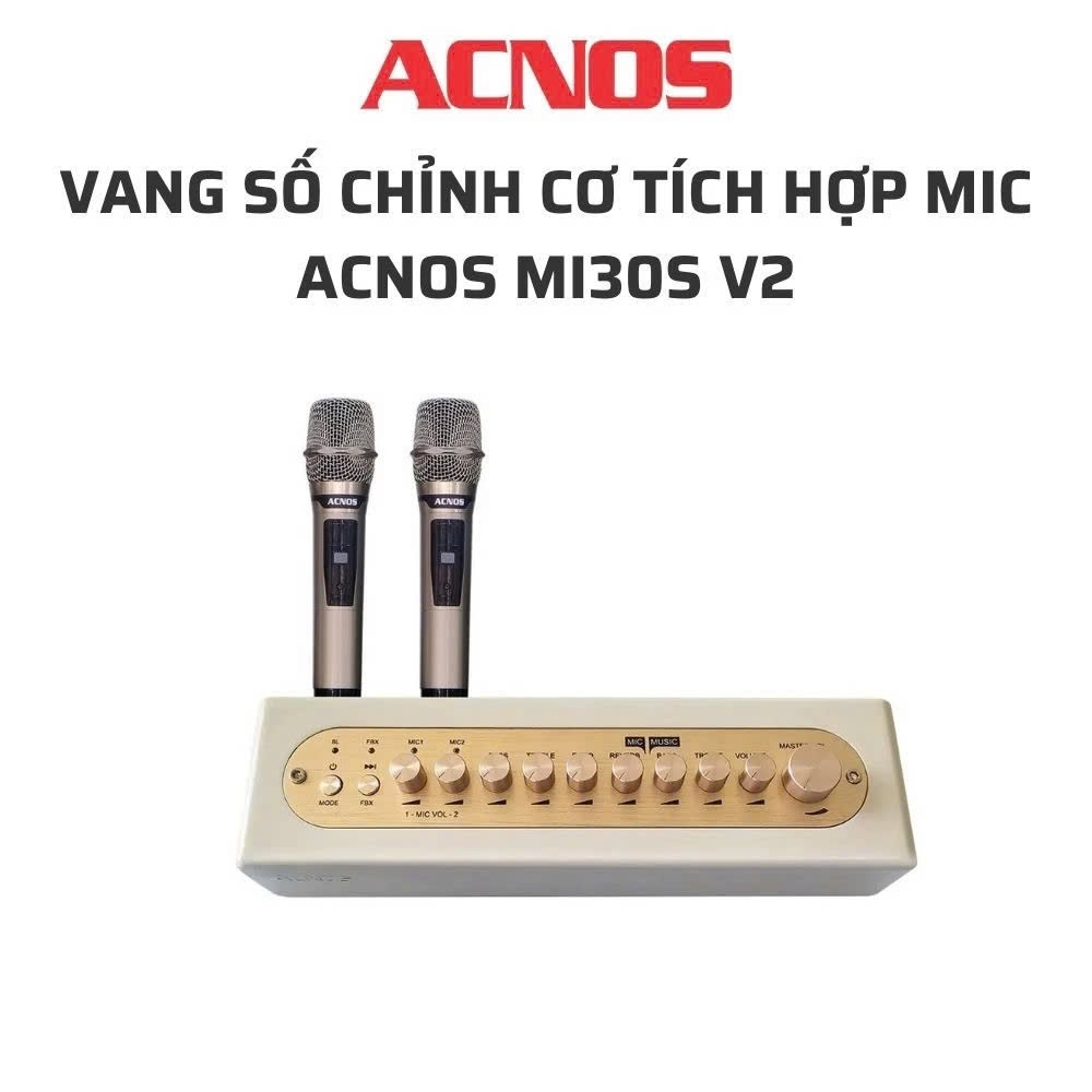 Micro Tích Hợp Bluetoth Karaoke Acnos Mi30s Chính Hãng - Bảo Hành 12 Tháng